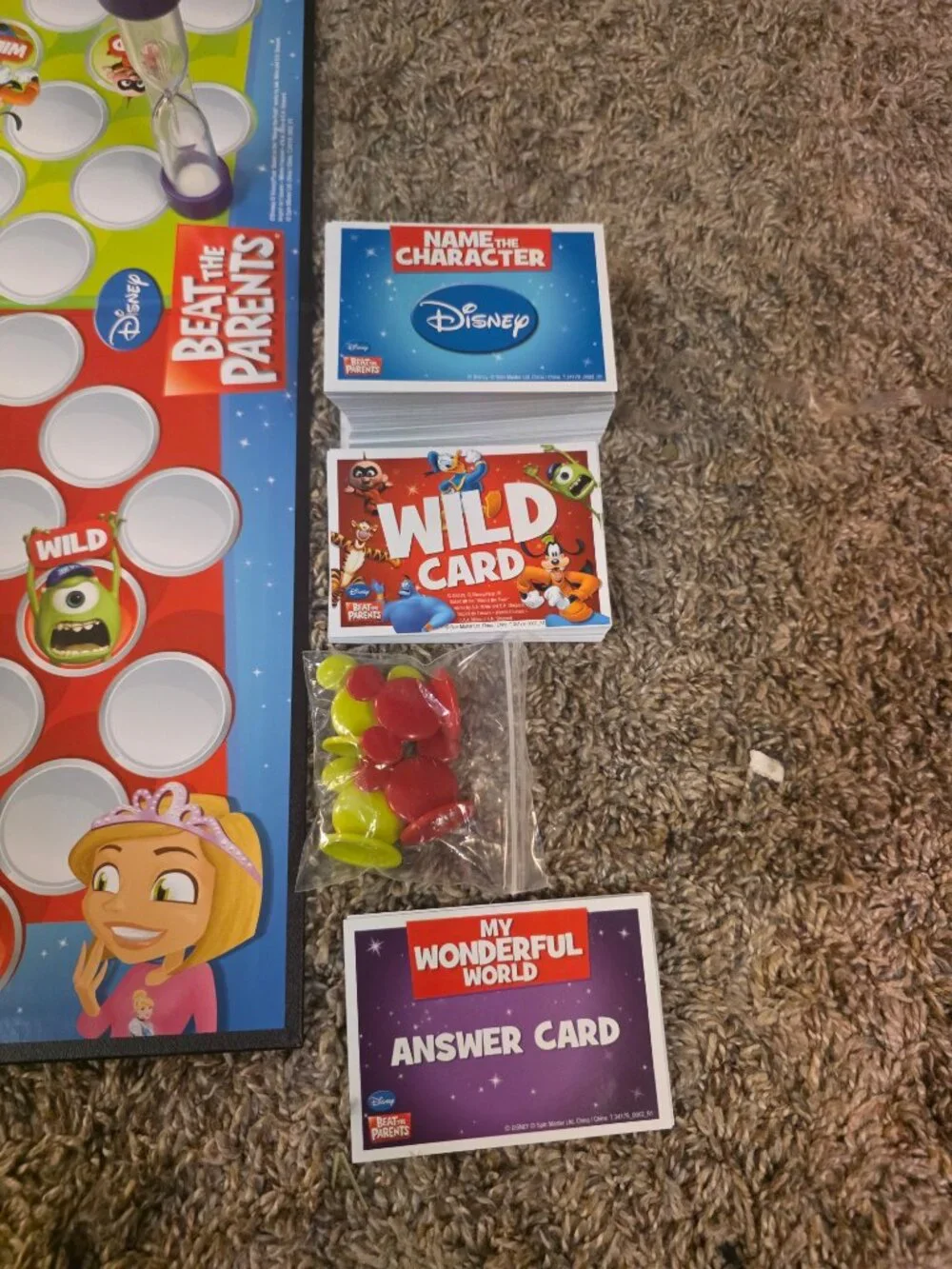 Board Game Disney Beat the Parents by Spin Master - Complete
